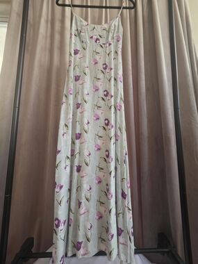 r-wear Rampage Floral Slip Dress Maxi Y2K Cottagecore Spaghetti Strap S